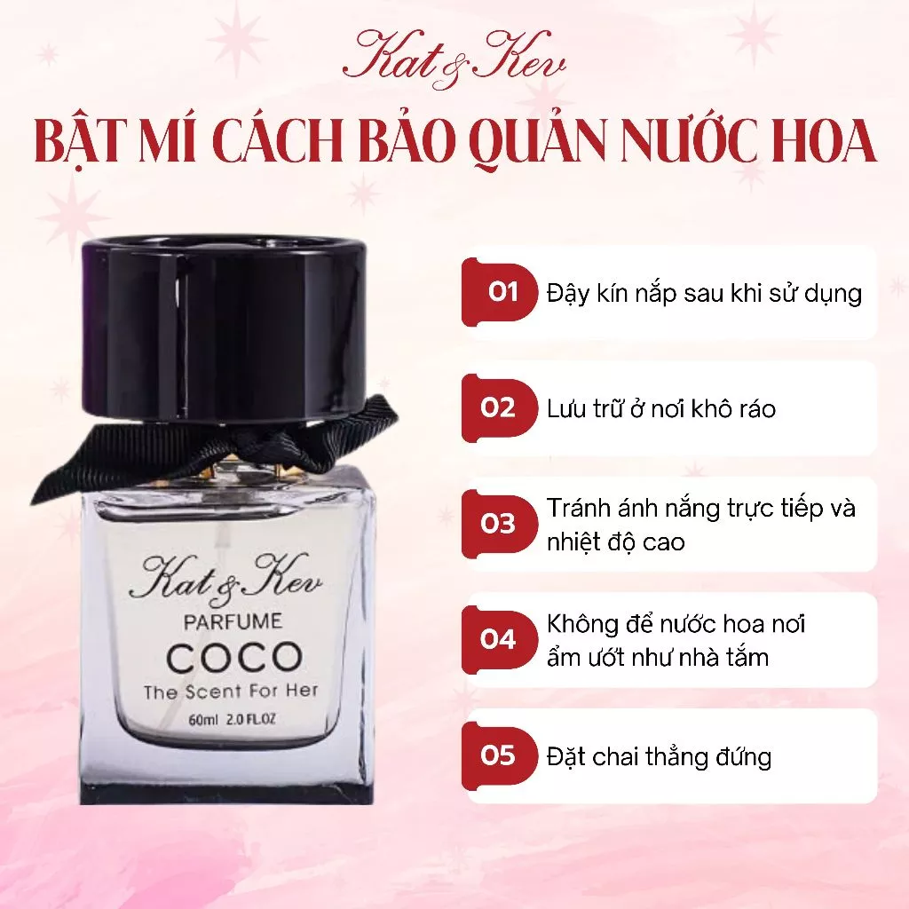 Nước Hoa Coco cách bảo quản