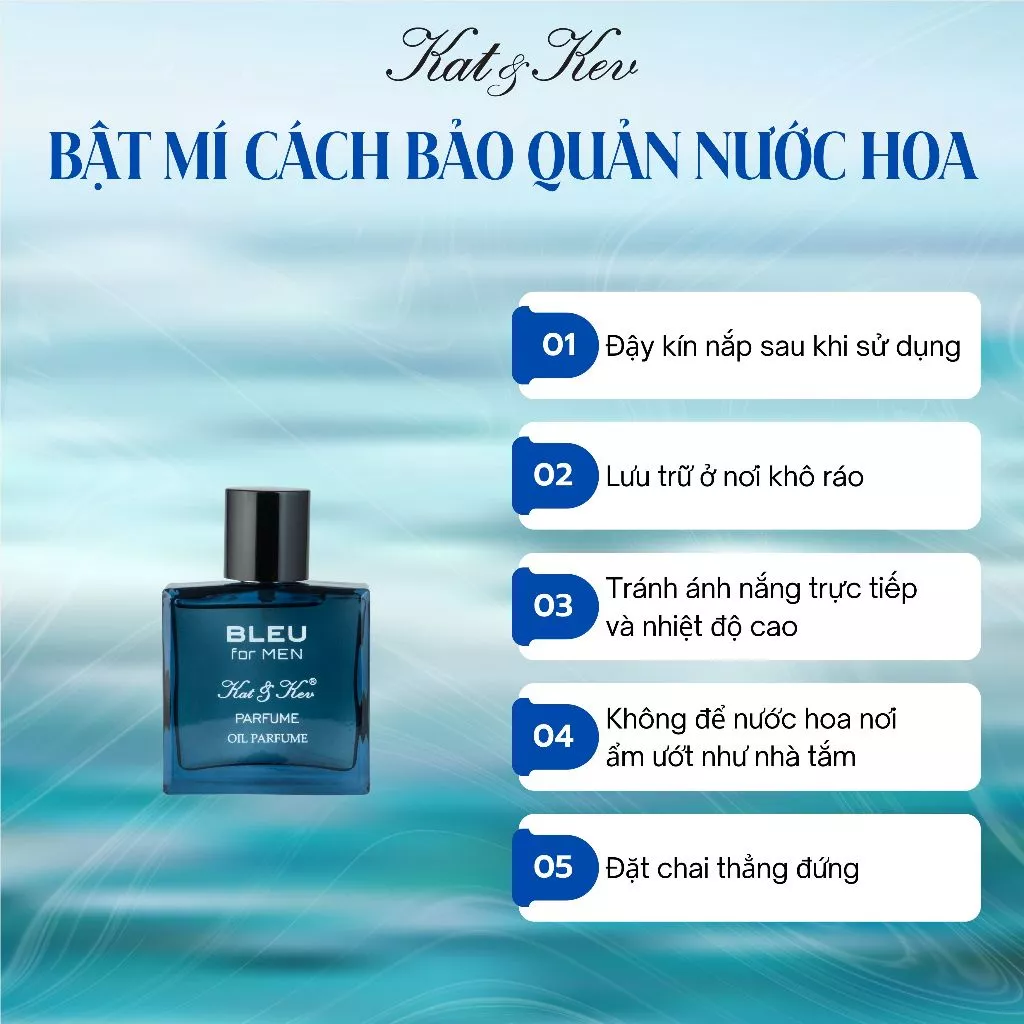 Nước hoa Bleu For Men Infograpgic